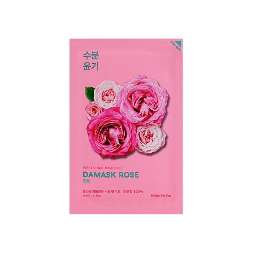 Holika Holika Pure Essence Mask Sheet - Damask Rose (10pcs) Holika Holika Pure Essence Mask Sheet - Damask Rose (10pcs)